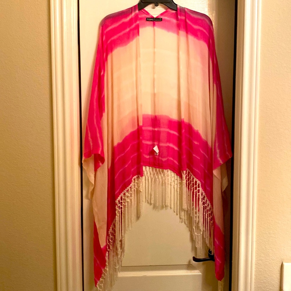 COPY - Gypsy 05 tie dye pink fringe